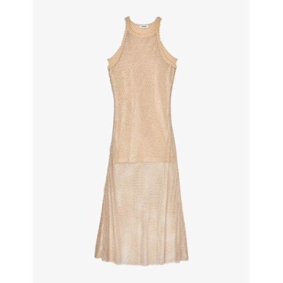 NWT Sandro Hollywood Mesh Dress—Missing slip & some crystals - Picture 2 of 5